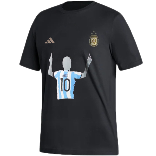 Argentina championnat Messi formation maillot de football uniforme Argentine hommes sportswear football noir kit hauts chemise de sport 2023